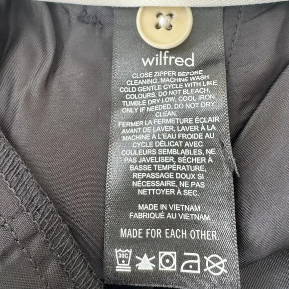 Aritzia Wilfred Effortless Pants Crepette Black - Picture 9 of 11